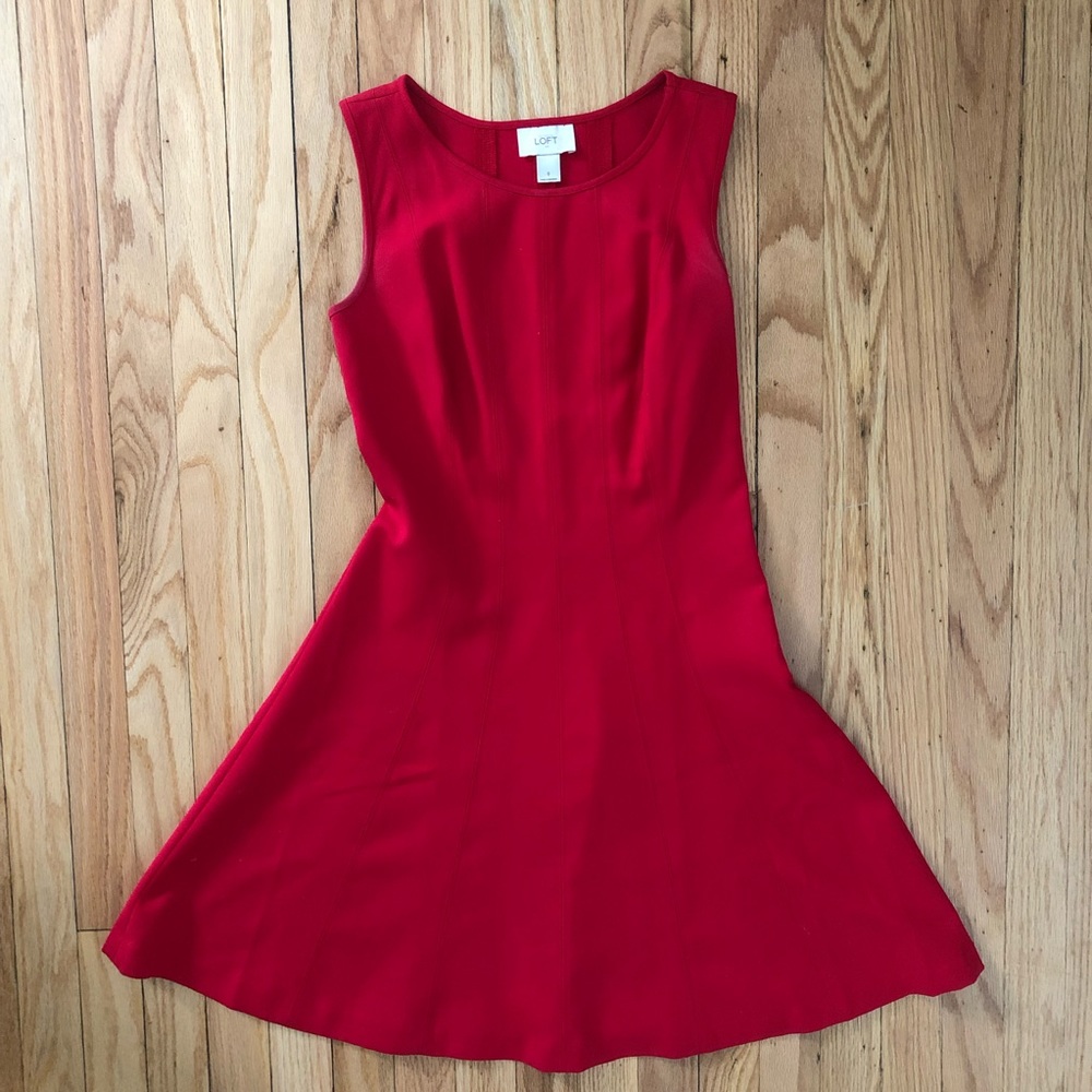 loft fit and flare dress Shop Ann Taylor LOFT clothing and handbags at SilkRoll. Trade with us! main image 0